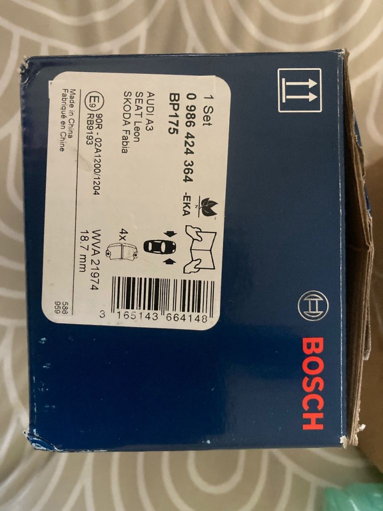 Front & Rear Brake Pads 