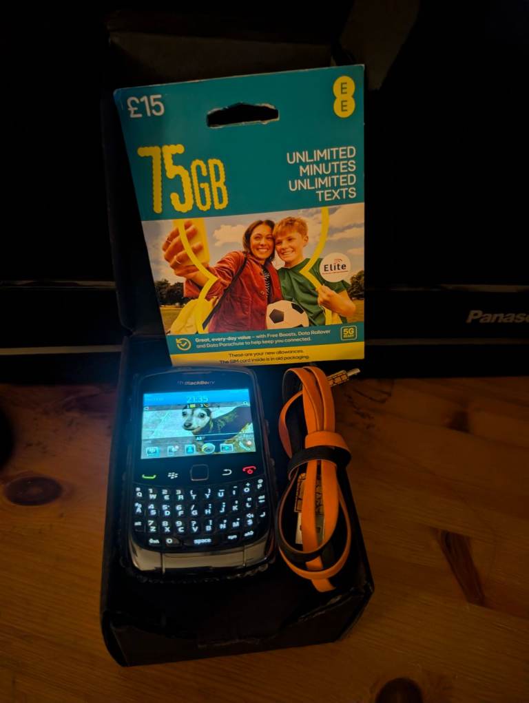Blackberry curve 9300 mobile phone.