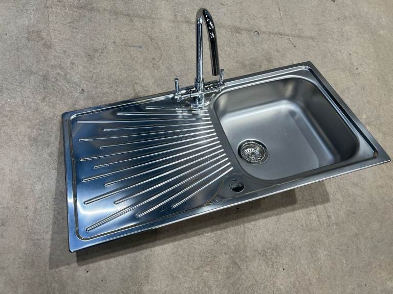 Stainless Steel kitchen Sink 960mm - 500mm