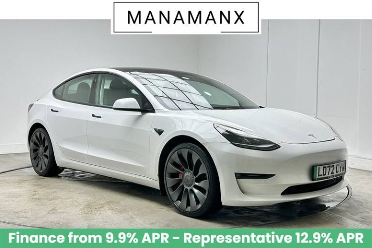 2022 Tesla Model 3 Performance Saloon Electric Automatic