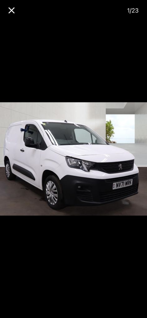 2022 Peugeot Partner 1000 1.5 BlueHDi 100 Professional Prem Van [6 Spd] PANEL VAN DIESEL Manual