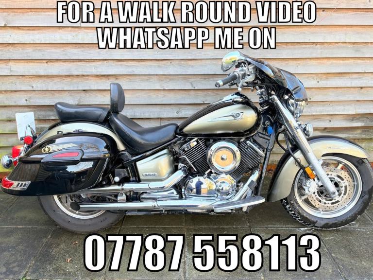 2005 / 54 Yamaha XVS1100 Dragstar Classic £3500 Black / Green 18722 miles.