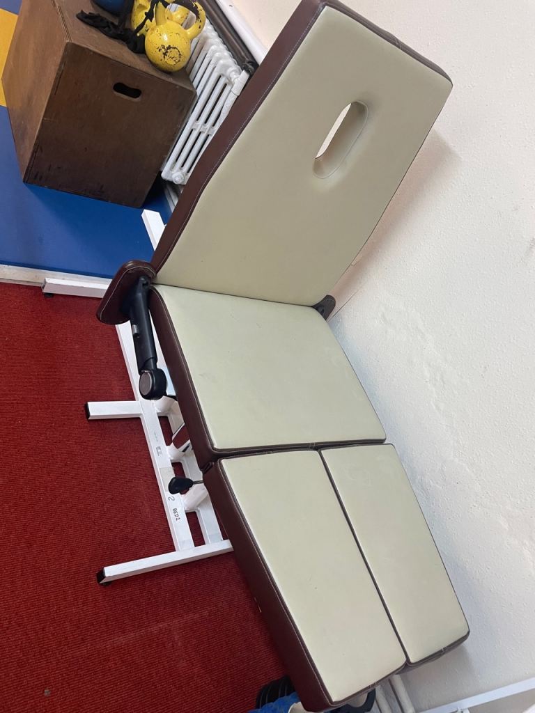 Massage therapy bed