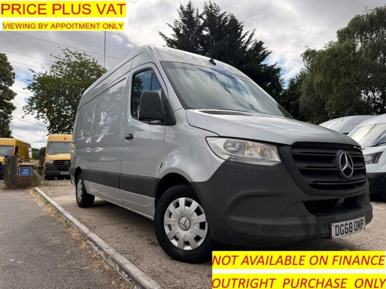 2018 Mercedes-Benz Sprinter 2.1 314 CDI RWD L2 MWB (AIRCON + REV CAM) PANEL VAN Diesel Manual