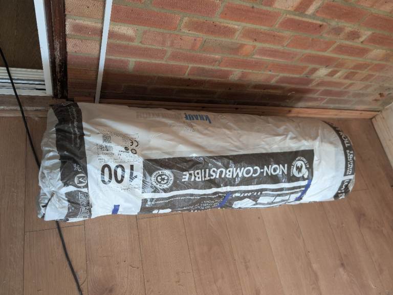 Knauf Non-Combustible Loft Insulation Roll – Unopened