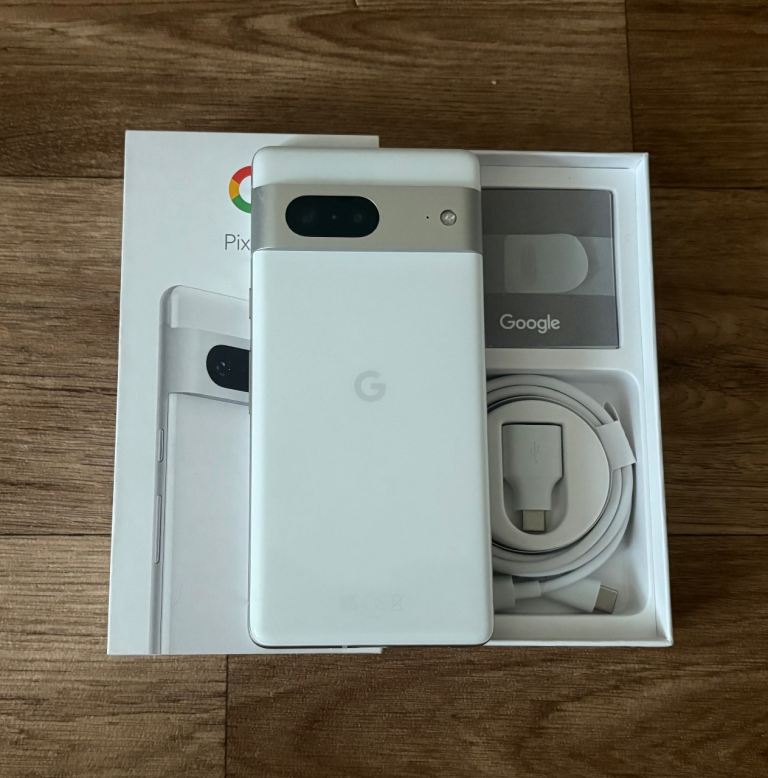 Google Pixel 7 White 128GB – As Good As New, Unlocked