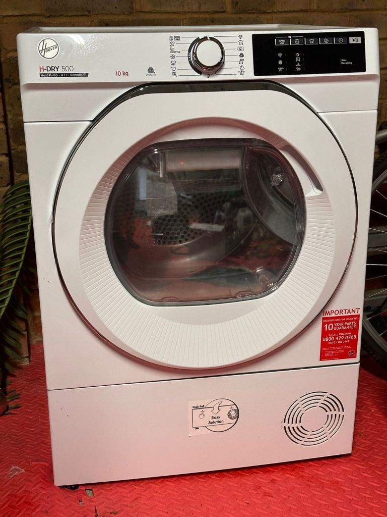 Hoover H-DRY 500 Tumble Dryer - White, 10kg Capacity
