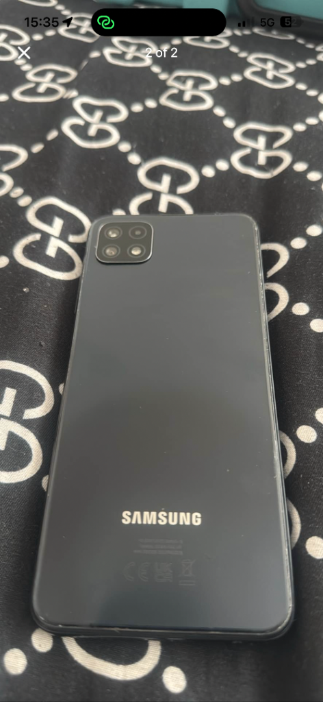 SAMSUNG GALAXY A22 5G, BLACK COLOUR AND OPEN TO ALL NETWORK