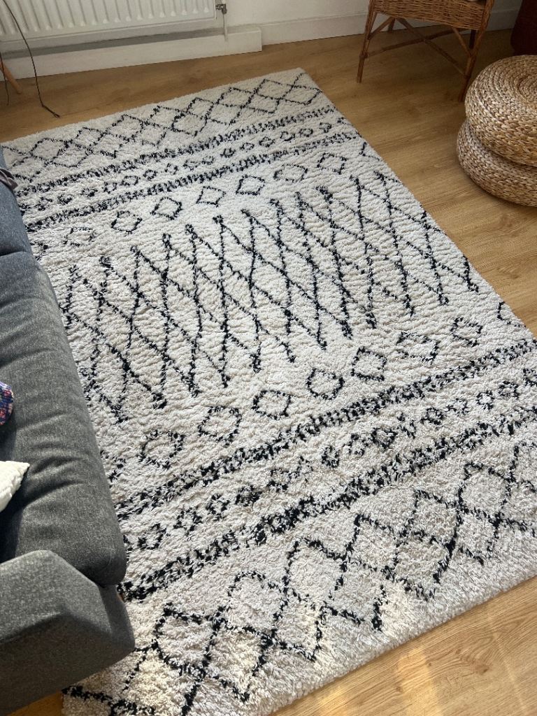 Made dot com Freda Rug 160 x 230cm, Off White