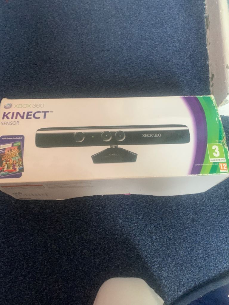 Xbox 360 Kinect Sensor with Adventures Game – Good Condition