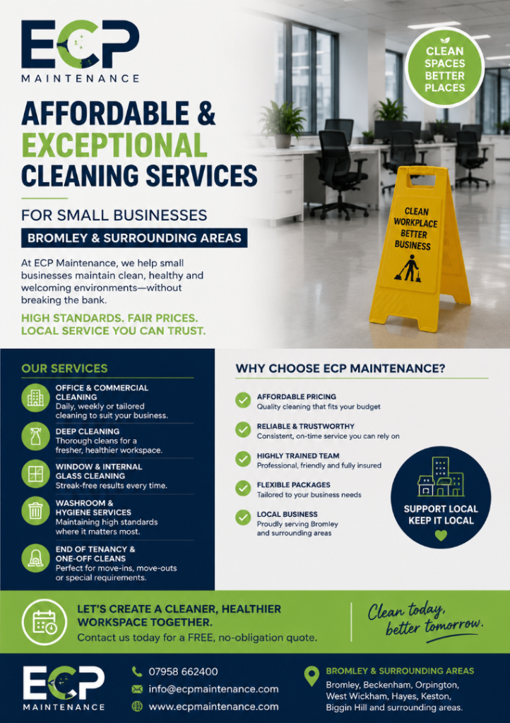 Commercial Cleaning for your business