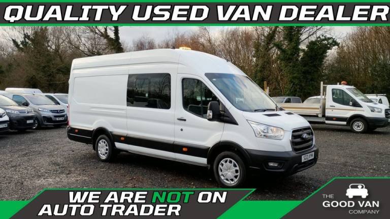 2021 Ford Transit Crew Van Double Cab L4 H3 Trend Tdci 130 ps DCIV 350 XLWB High Roof With Ai Com...