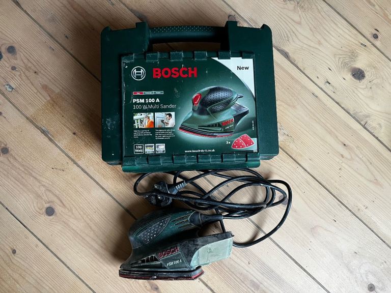 Bosch Multi Sander PSM 100 A (100W, in case)