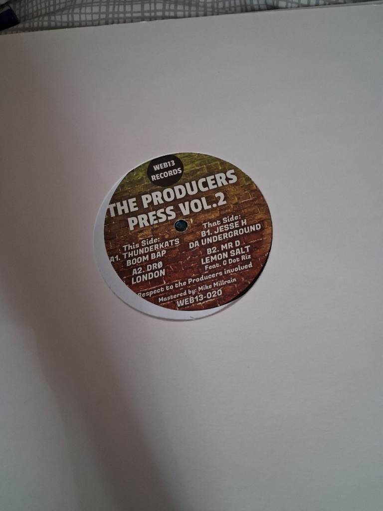 The Producers Press Vol. 2 Vinyl Record