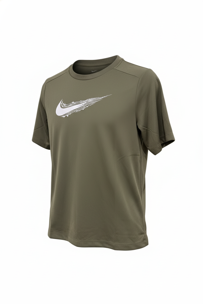 Nike Kids' Green and Khaki T-shirt