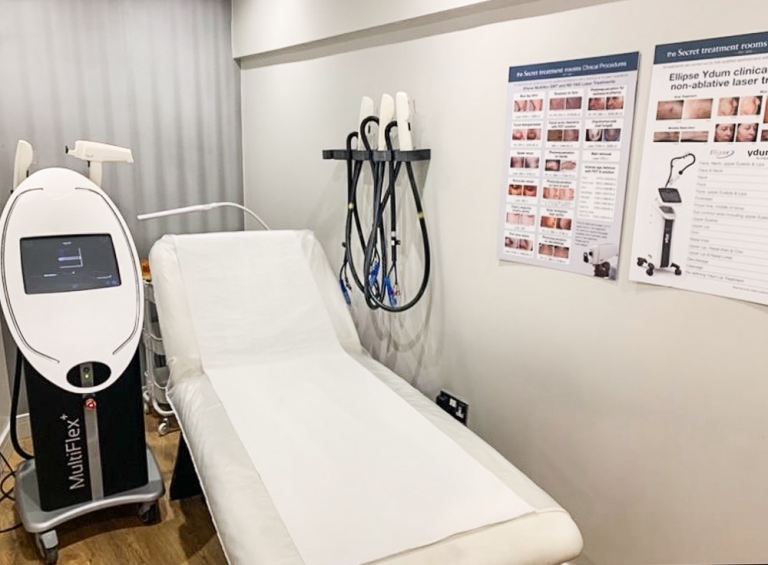 Salon treatment room (for laser and skin treatments) in Holborn