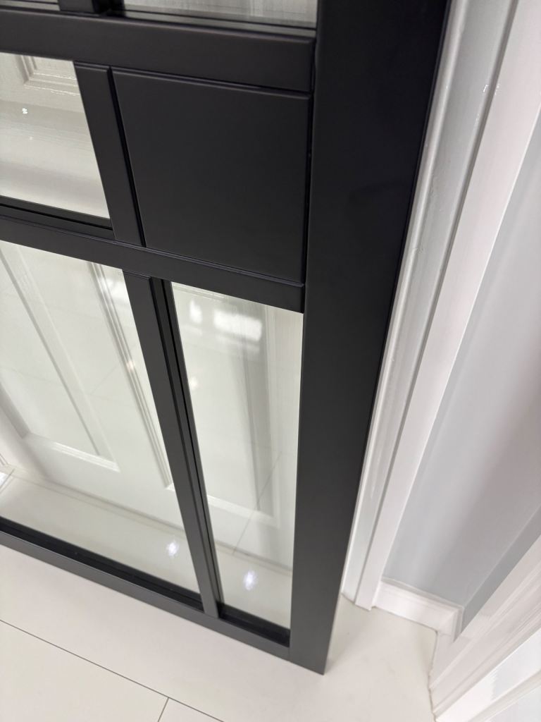 Black Glazed Internal Door JB Kind City Door