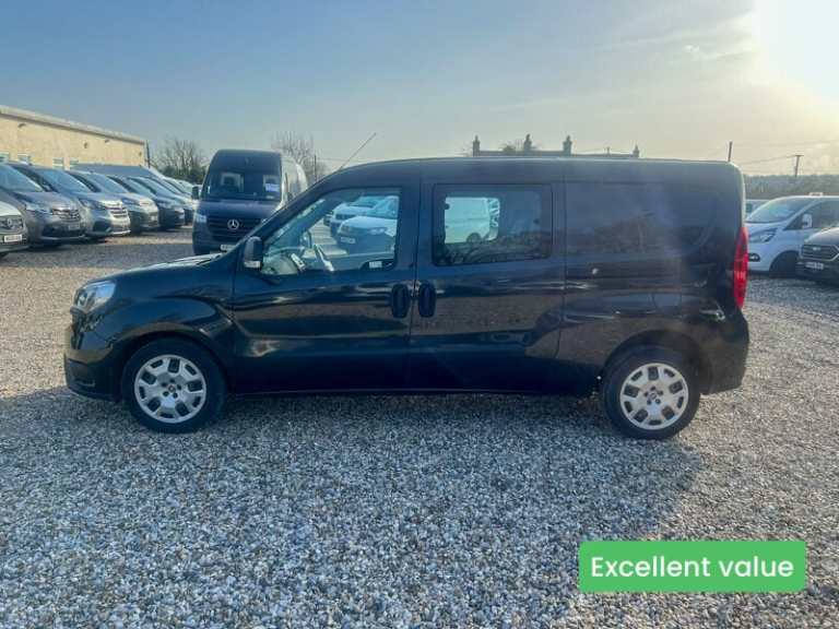 2017 Fiat Doblo Crew Cab LWB L2H1 Active Air Con Sensors EURO 6 NO VAT Crew Van Diesel Manual