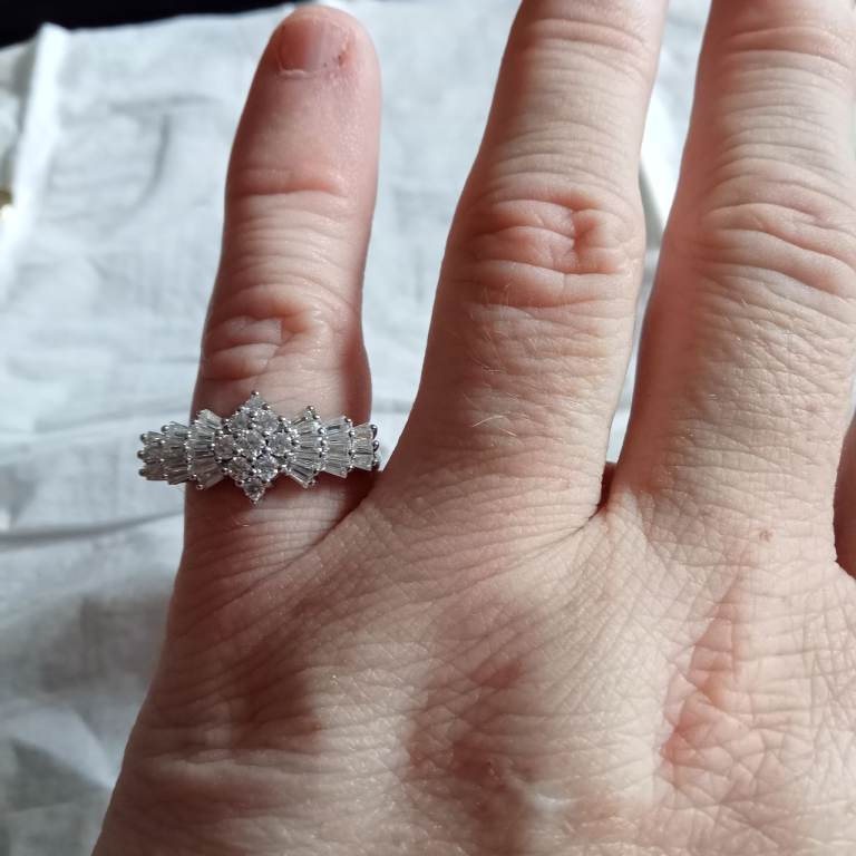MOISSONITE BALLERINA RING