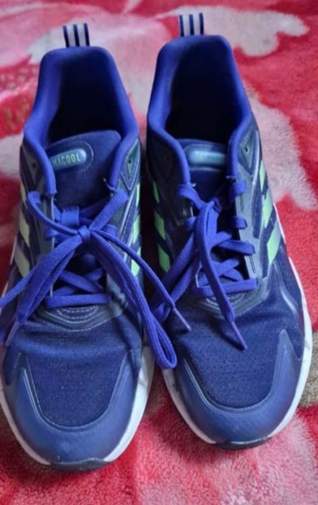 Adidas Ventice Climacool Running Shoes Men’s  Navy Blue Green uk 9.5