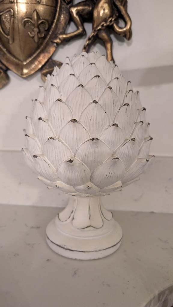 image for White Wooden Artichoke - Brand New 