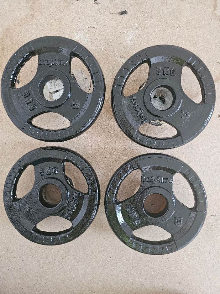 BodyMax 5KG Weight Plates – Good Condition, Black