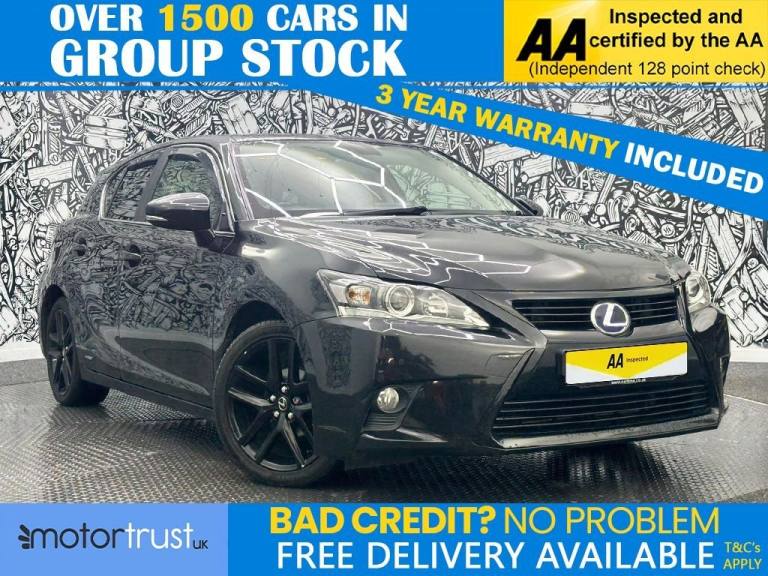 2016 Lexus CT 1.8 200h Sport Hatchback 5dr Petrol Hybrid CVT Euro 6 (s/s) (136 ps) Hatchback PETR...