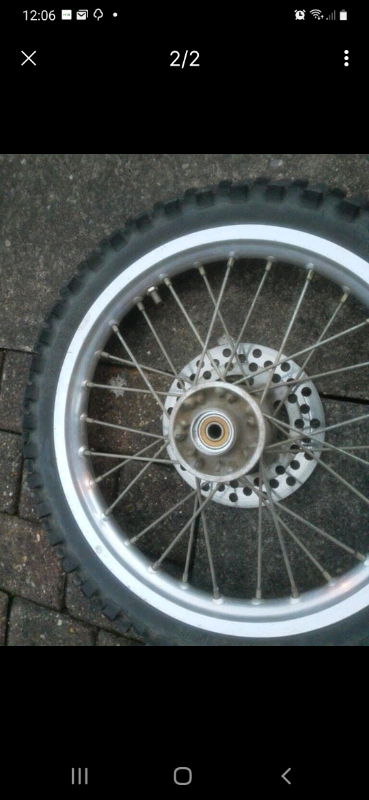 Kawasaki KX 65 2009 Front wheel. Can deliver