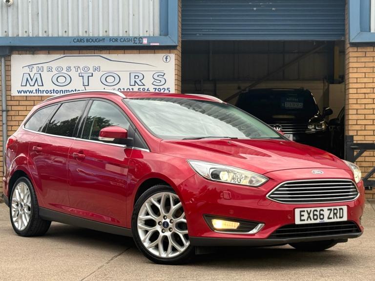 ** £20 TAX ** 2016 Ford Focus 1.5 TDCi Titanium X 5 dr Estate Tourer ** F.S.H **