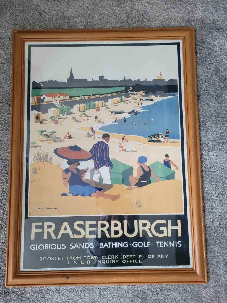 Railway poster of Fraserburgh