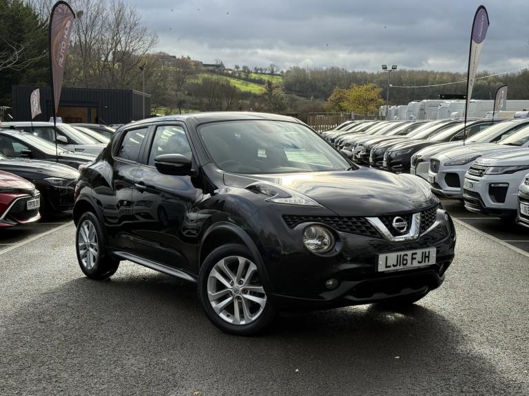 2016 NISSAN JUKE 1.2 DIG-T N-Connecta ULEZ Petrol Manual 5 Door Black