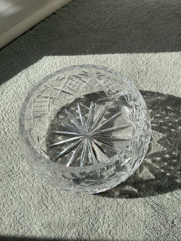 Crystal Glass Bowl - Good Condition £40