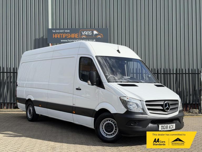 2018 Mercedes-Benz Sprinter 2.1 314 CDi Panel Van 5dr Diesel Manual RWD L3 H3 (218 g/km, 140 bhp)...