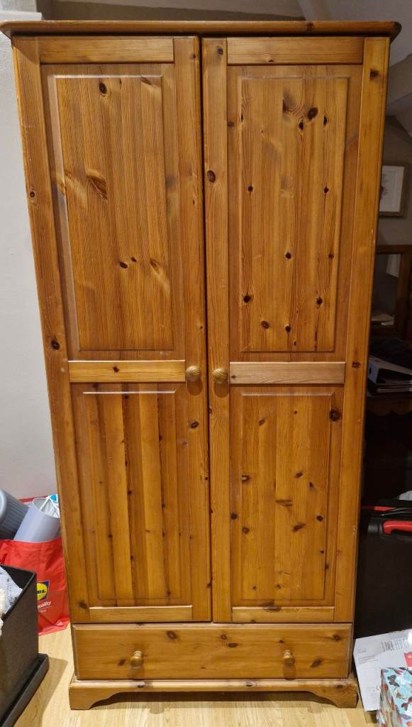 Pine wardrobe