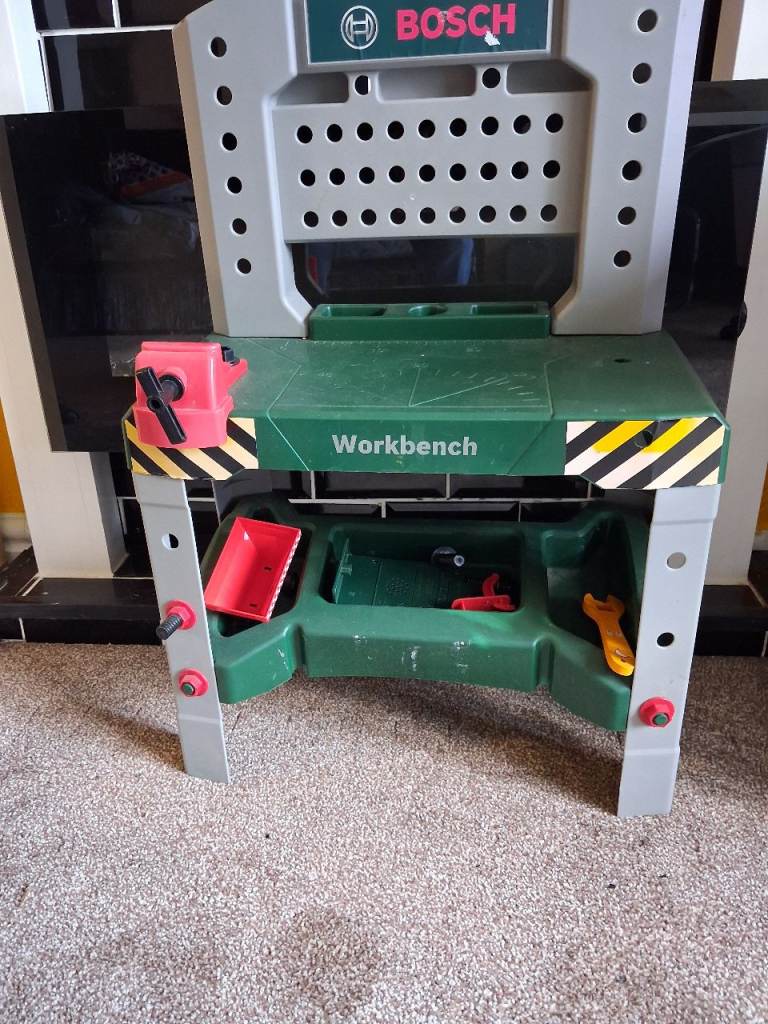 Bosch Kids Workbench Toy with Tools – Good Condition