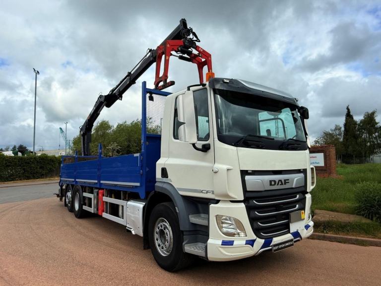 DAF CF 340 FAN 2021 (21) EURO 6, DAY CAB, 6X2 REAR LIFT & STEER, 24FT TRIPLE 