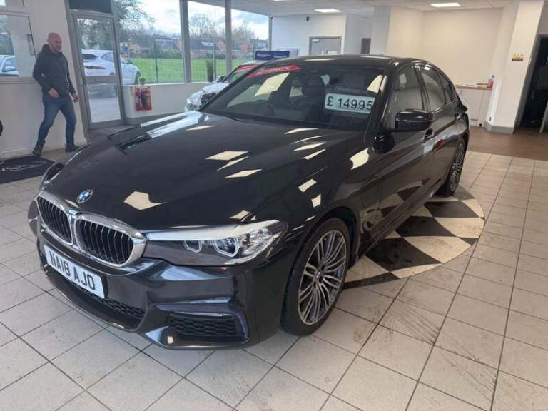 BMW 5 Series 530E M SPORT 18 PLATE 82000 MILES SAT NAV LEATHER Hybrid