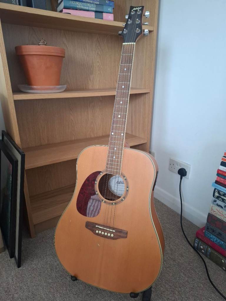 Left Handed Ashton Acoustic Guitar