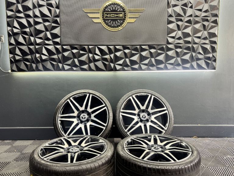 19” inch genuine mercedes amg alloys wheels 5x112 a c e class cla vito px