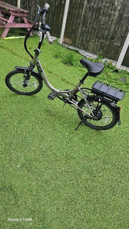 E PLUS FOLDING ELECTRIC BIKE PEDAL ASSIST 