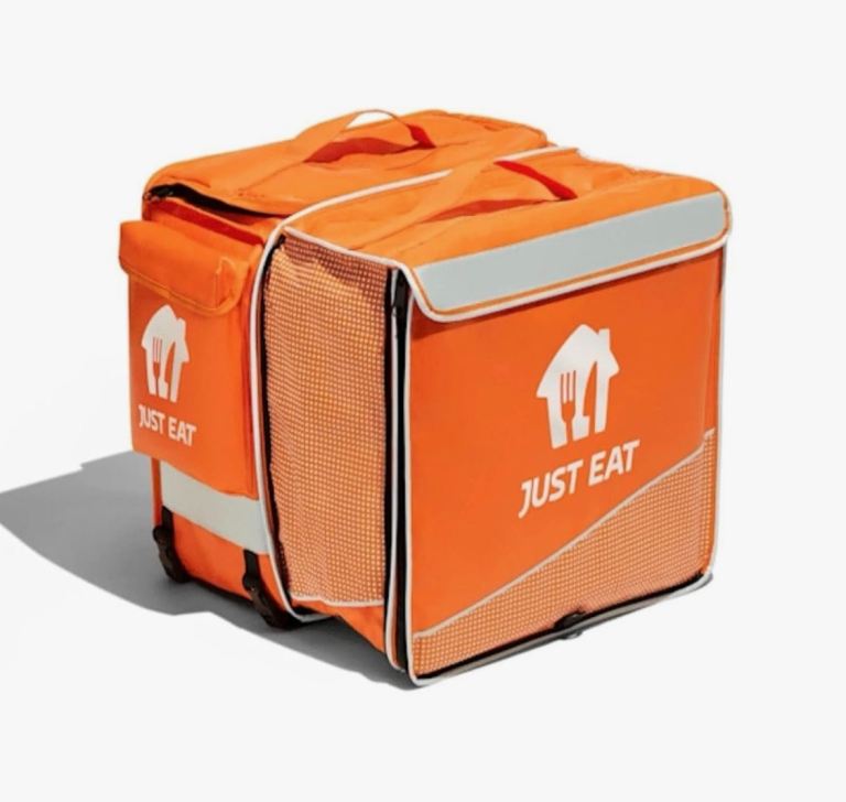 Just Eat Expandable Backpack Insulated Food Delivery Bag Courier Uber Eats Deliveroo