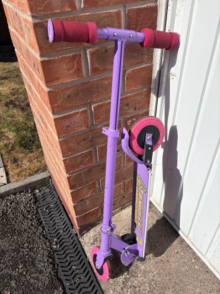 Purple and Pink Kids Scooter – Good Condition