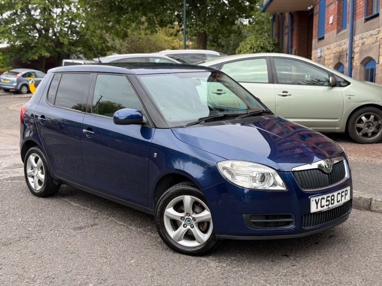 2008 Skoda Fabia 2 1.4 TDI 80 5dr Hatchback Blue - 89k Mileage! £35 Yearly Road Tax! MOT July 27!
