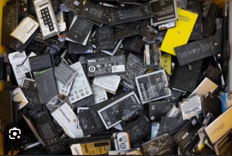 Box of Used Smartphone & Laptop Batteries - FREE