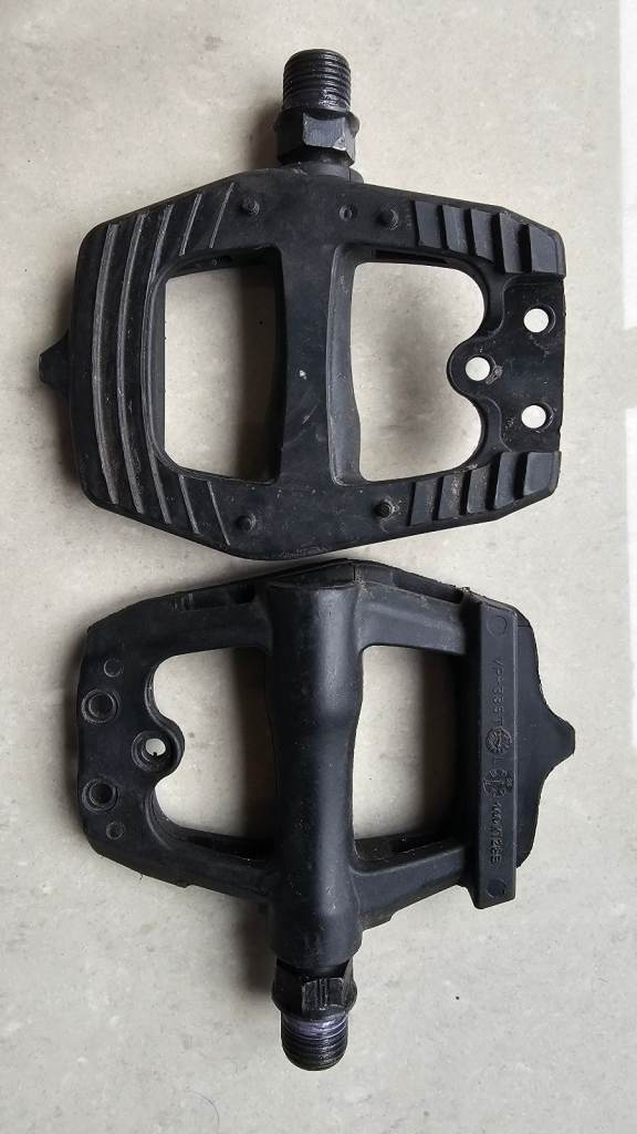 Shimano SPD Dual Platform Pedals – Clipless & Flat – MTB / Hybrid Bike – Used