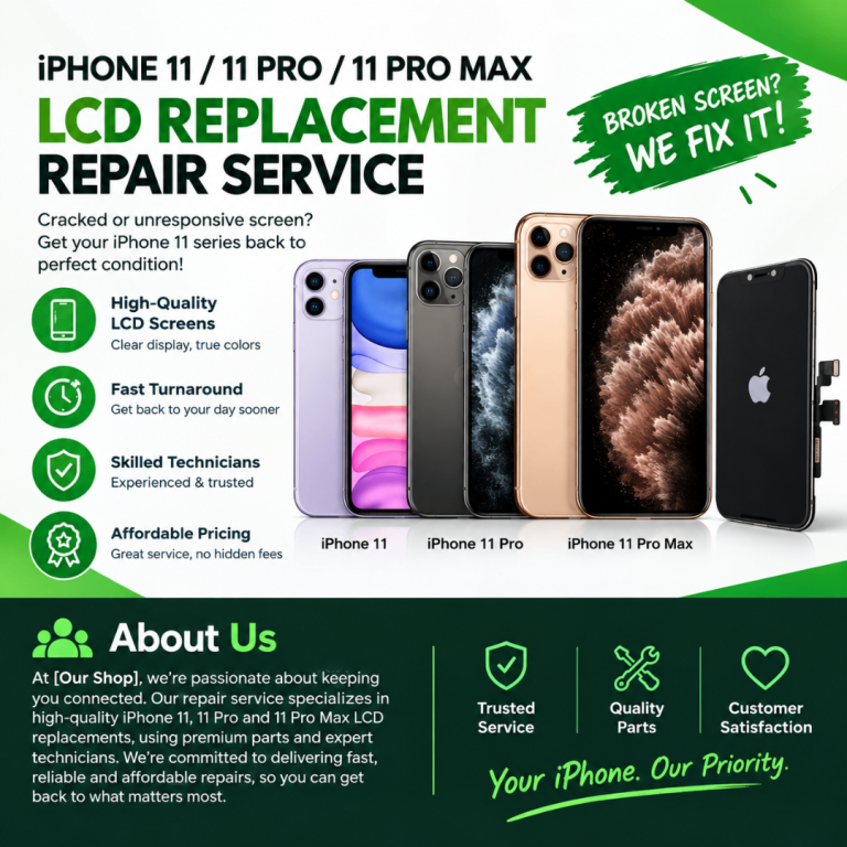 iPhone 11 / 11 Pro / 11 Pro Max LCD Screen Replacement