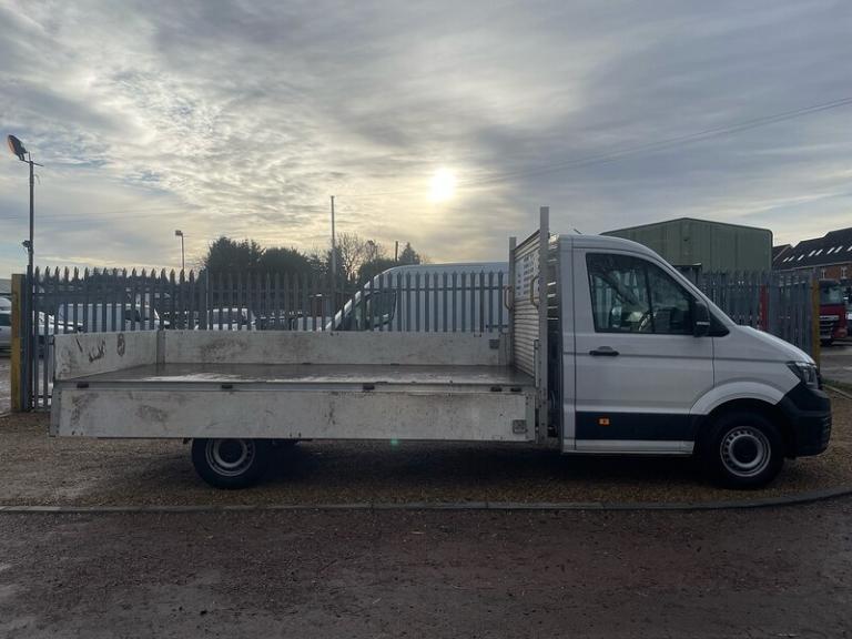 2022 Volkswagen Crafter 2.0 TDI CR35 Startline L3 LWB DROPSIDE - WHITE Dropside Diesel Manual