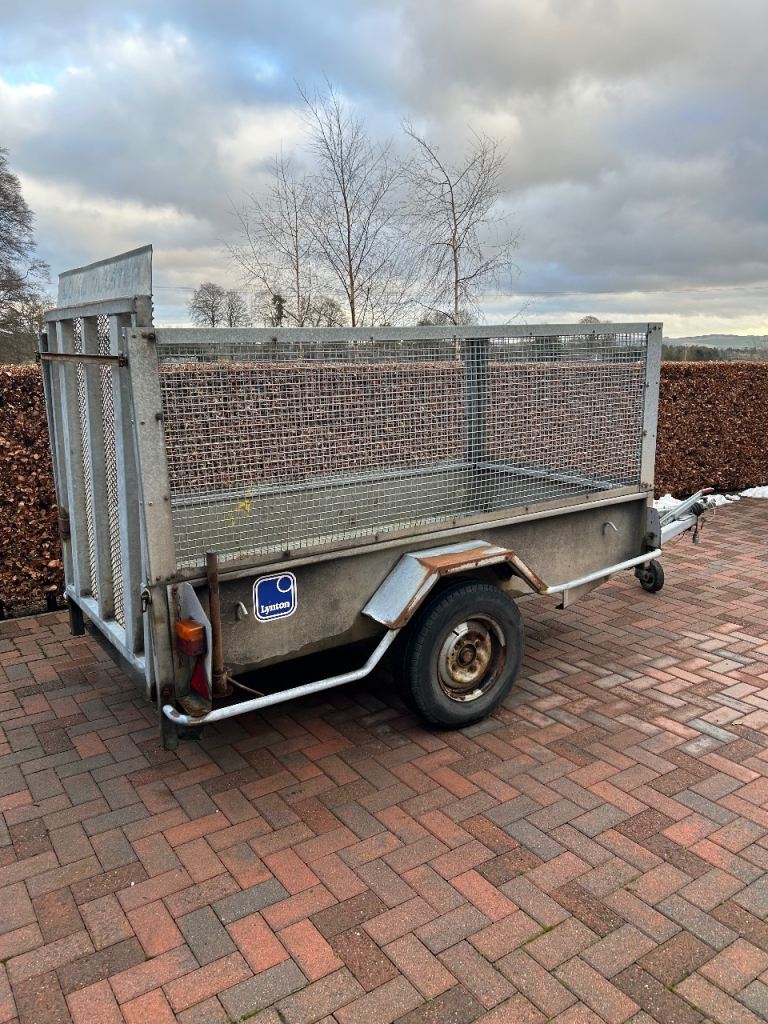 Trailer Braked 8x4ft High sides