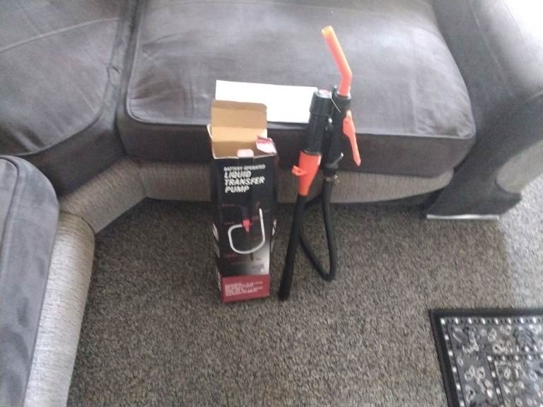 Vehicle fuel sython pump battery operated new 
