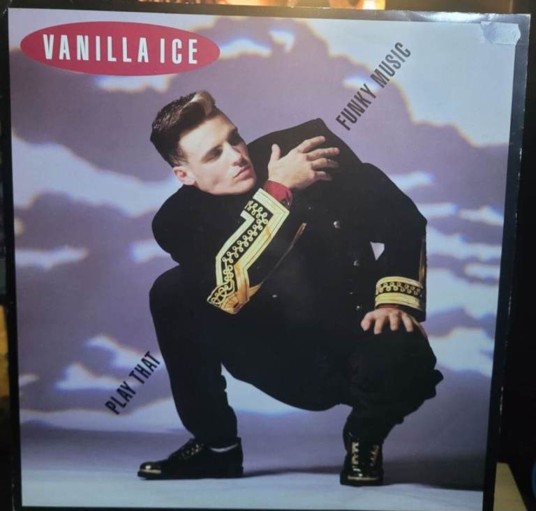 VANILLA ICE  Play That Funky Music   12" Vinyl  single 1990 